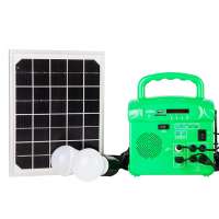 2020 Mini Portable Solar Power Generator Solar System With Mobile Phone Charger For Sale